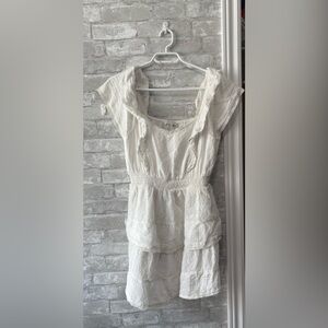 American Eagle dress size Small - white dress PTP  flat lay is 15